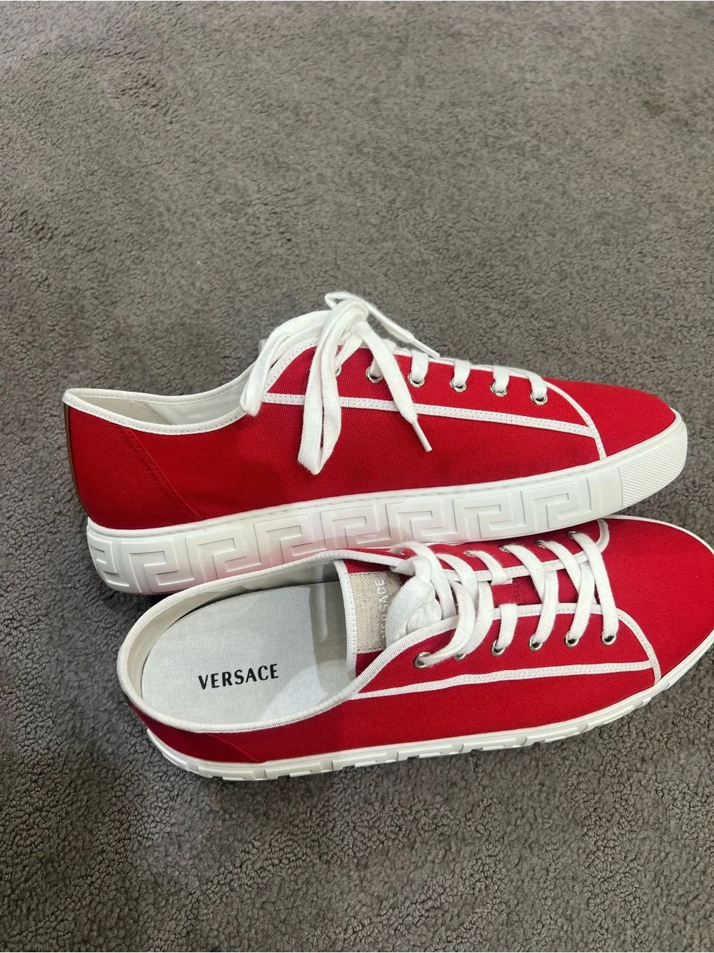 Versace bright red